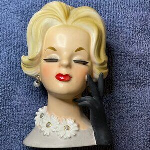 Vintage Napcoware C6428 Lady Head Vase